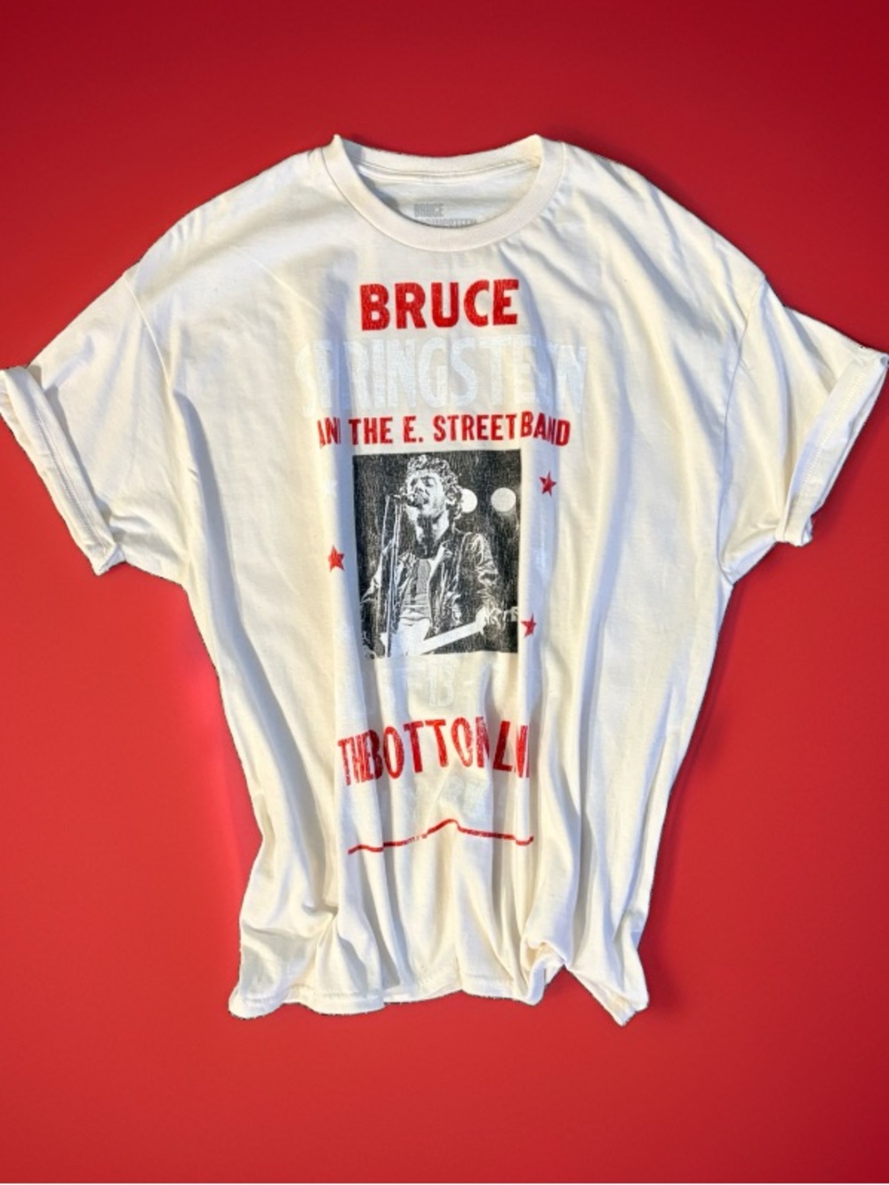 NWT Bruce Springsteen & The E Street Band The Bottom Line Tee XL rock & Pop